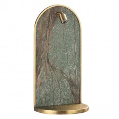 7175/3WL Hightech ODL26 კედლის ნათურა მუქი მწვანე/ბრინჯაო/მარმარილო/ლითონი IP20 LED 3W 250LM 3000K 220-2