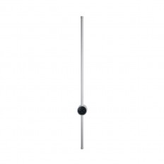 8310/14WL LEDIO SILVER, ლითონის/სილიკონის კედლის ნათურა Dimmer LED 14W 3000/4000/7000K 220V Bram