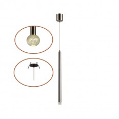 4375/3LA HIGHTECH ODL26 Подвесной светильник  никель/хрусталь. стекло/металл IP20 LED 3W 400Лм 3000K 220-240V 