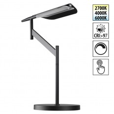 359541 LEDO NT25 000 черный Лампа настольная диммир. со сменой цвет. темпер. (управление- сенсор) IP20 LED 14W