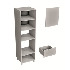 კარადა პენალი ღუმელის/ჩაშენებული მიკროტალღური ПДМ 600 LAVANDA 600 მმ