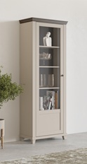 ვიტრინა 1 კარი მარცხენა EVORA (Lght beige/Dunin oak) 24D1JU05