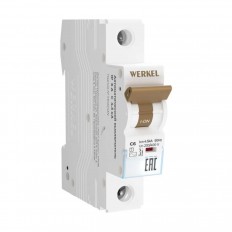 ამომრთველი Werkel 1P 6A C 4.5kA W901P064 4690389192388