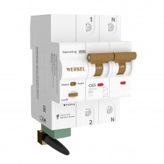 Smart Circuit Breaker 2 P 63 A C 6 KA W1002P6301