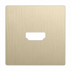 გასაღები/გადაფარვა Werkel WL10-HDMI-CP შამპანური გოფრირებული