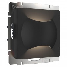 ჩაღრმავებული LED განათება Werkel Moon მქრქალი შავი W1154508 4690389185601