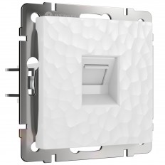 W1281001 Werkel Ethernet სოკეტი RJ-45 (ჩაქუჩი თეთრი)