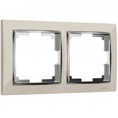 W0021903 Werkel Snabb 2 პოსტის ჩარჩო (Werkel ქრომის სპილოს ძვალი)