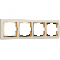 W0041932 Werkel 4 ბანდის ჩარჩო Snabb (Ivory Werkel ოქრო)