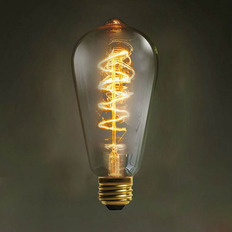 ინკანდესენტური ნათურა E27 60W გამჭვირვალე 6460-CT