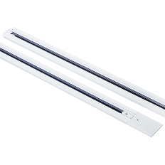 Трек двухконтактный однофазный встраиваемый, 1м Lightstar BARRA 501015
