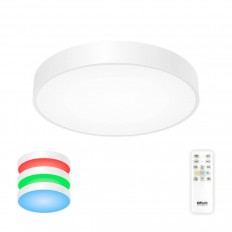Citilux Cooper RGB LED ჭერის განათება დისტანციური მართვის თეთრი CL72470G0