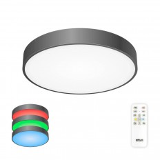 Citilux Cooper RGB LED ჭერის განათება დისტანციური მართვის შავი CL72470G1