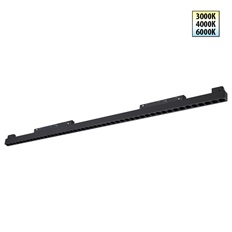 359627 Shino NT25 000 შავი ტრეკის ნათურა დაბალი. საბურავის მილსადენი გადართვით. TSV. ხასიათი. IP20 ხელმძღვანელობდა 3000