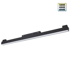 359619 Shino NT25 000 შავი ტრეკის ნათურა დაბალი. საბურავის მილსადენი გადართვით. TSV. ხასიათი. IP20 ხელმძღვანელობდა 3000