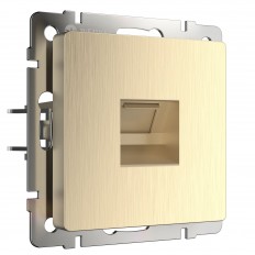 W1181010 Werkel Розетка Ethernet RJ-45 (шампань рифленый)