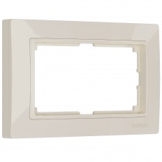 W0082003 Werkel Рамка для двойной розетки Snabb basic (слоновая кость)