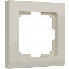 W0011803 Werkel Рамка на 1 пост Stark (слоновая кость)